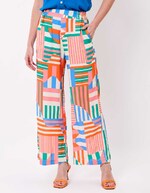 Flowy elasticated wide-leg trousers femme Princesse Nomade