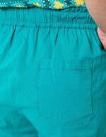Elasticated stretch cotton chino trousers femme Princesse Nomade