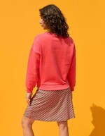 Organic cotton crew neck sweatshirt femme Princesse Nomade