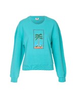 Organic cotton crew neck sweatshirt femme Princesse Nomade