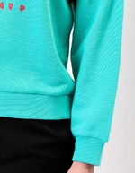 Organic cotton crew neck sweatshirt femme Princesse Nomade