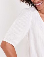 Balloon sleeve gauze cotton blouse femme Princesse Nomade