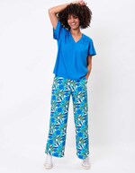 Loose flowy V-neck top femme Princesse Nomade
