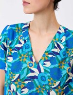 Loose flowy V-neck top femme Princesse Nomade
