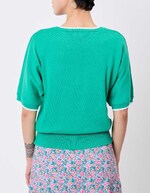 Cotton V-neck polo shirt femme Princesse Nomade