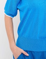 Lightweight plain cotton sweater femme Princesse Nomade