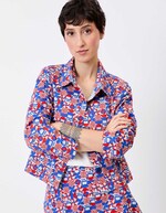 Short stretch cotton jacket femme Princesse Nomade