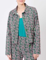 Short stretch cotton jacket femme Princesse Nomade