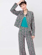 Short stretch cotton jacket femme Princesse Nomade