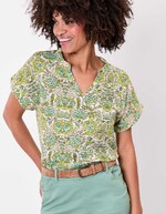 Fluid linen T-shirt femme La Fianc&eacute;e