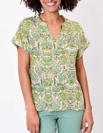 Fluid linen T-shirt femme La Fianc&eacute;e