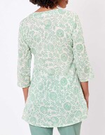 Printed organic cotton tunic femme La Fianc&eacute;e