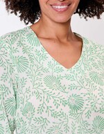 Printed organic cotton tunic femme La Fianc&eacute;e