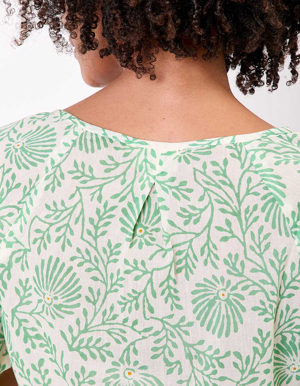 Short-sleeve organic cotton tunic femme La Fianc&eacute;e