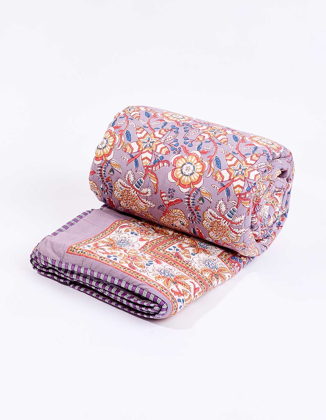 Printed cotton bedspread 220 x 260 cm femme La Fiancée
