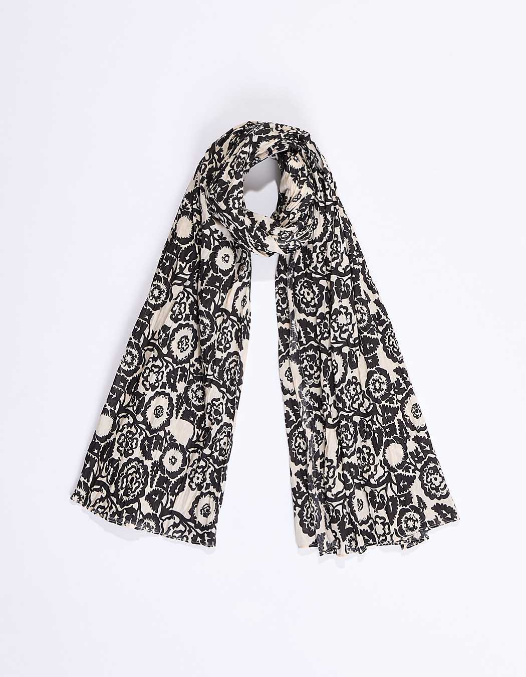 Organic cotton voile stole femme La Fiancée