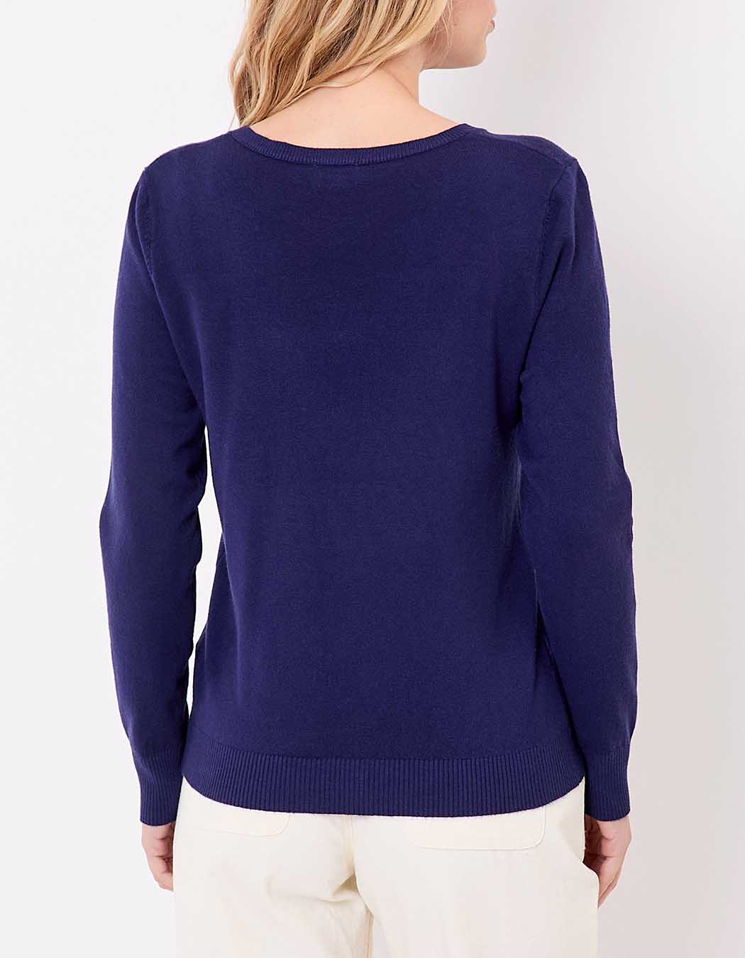Women’s V-neck knit sweater femme La Fiancée
