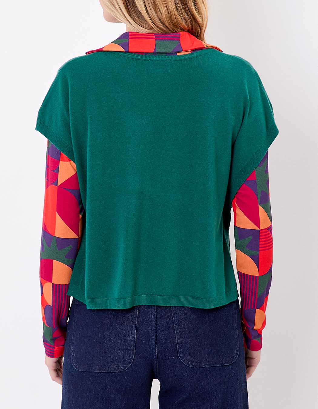 Sleeveless knit sweater femme La Fiancée