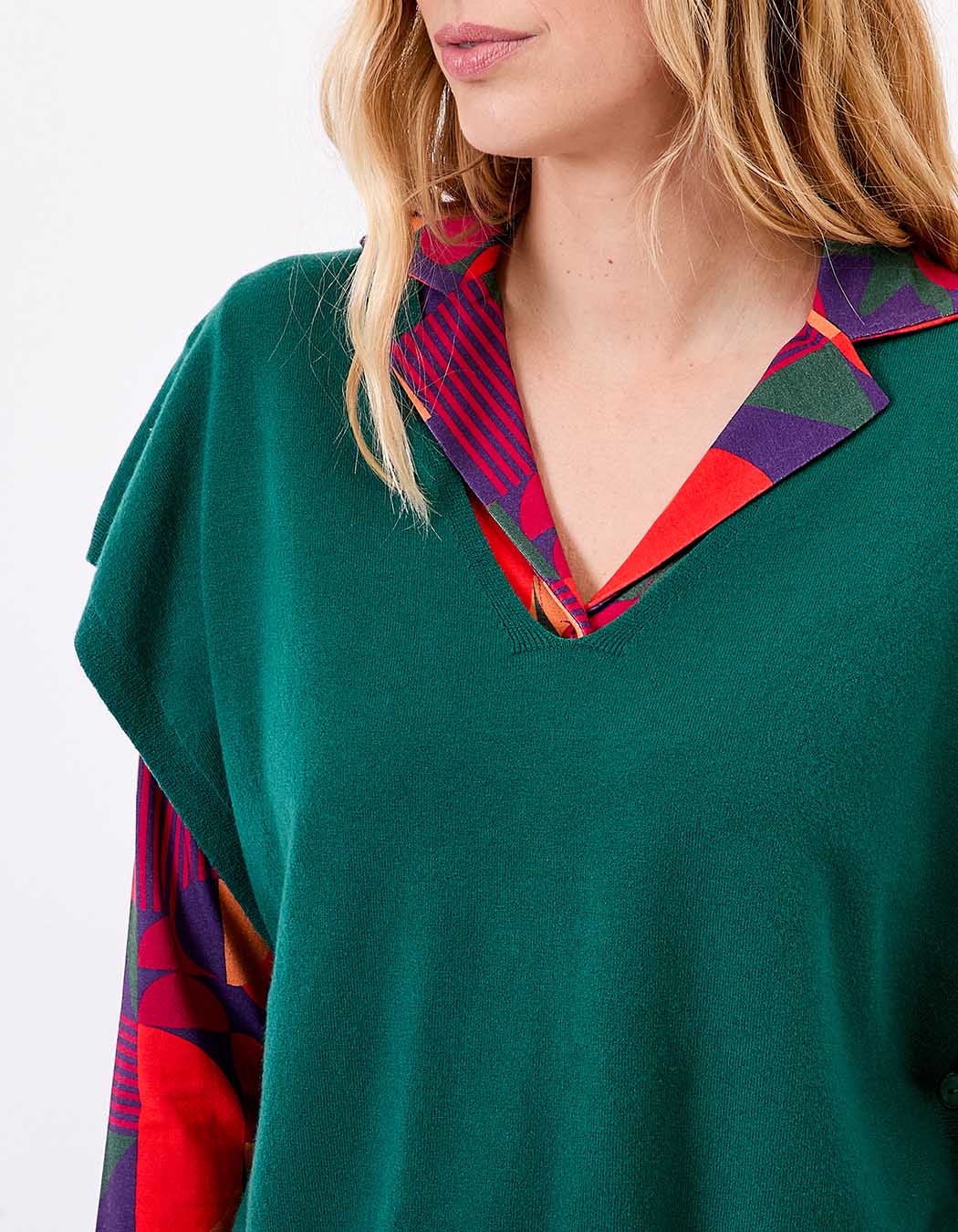 Sleeveless knit sweater femme La Fiancée