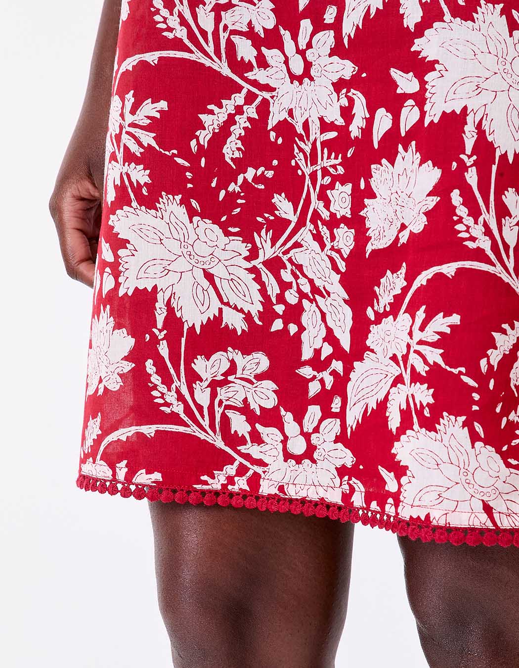Organic cotton voile spaghetti strap dress femme La Fiancée