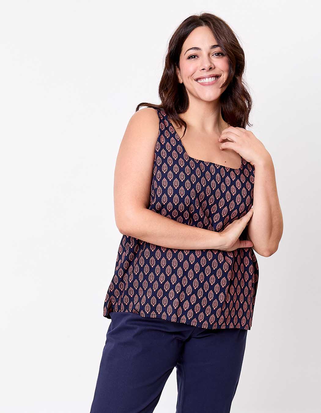 Flowing camisole with adjustable straps femme La Fianc&eacute;e