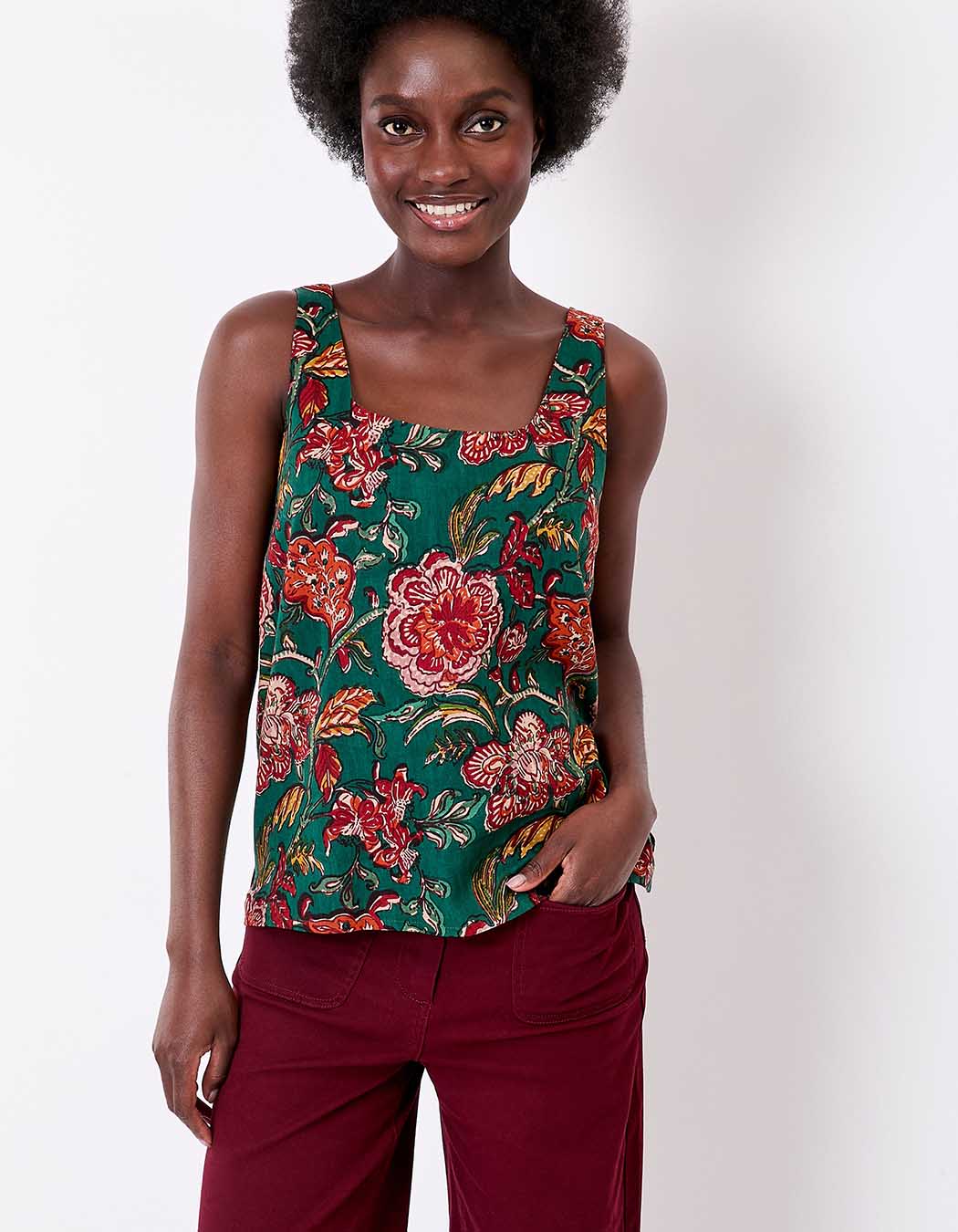 Flowing camisole with adjustable straps femme La Fiancée