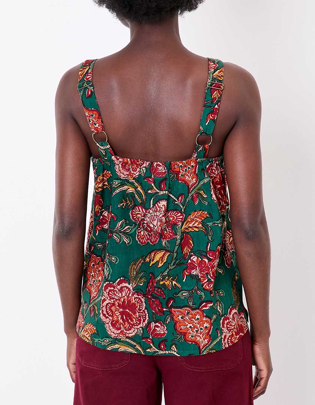 Flowing camisole with adjustable straps femme La Fiancée
