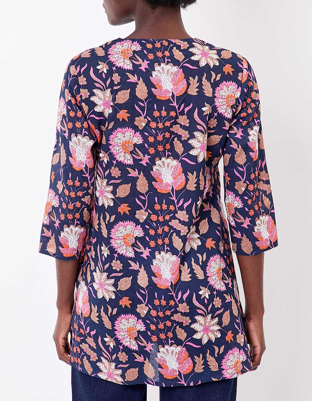 Women’s organic cotton voile tunic femme La Fiancée