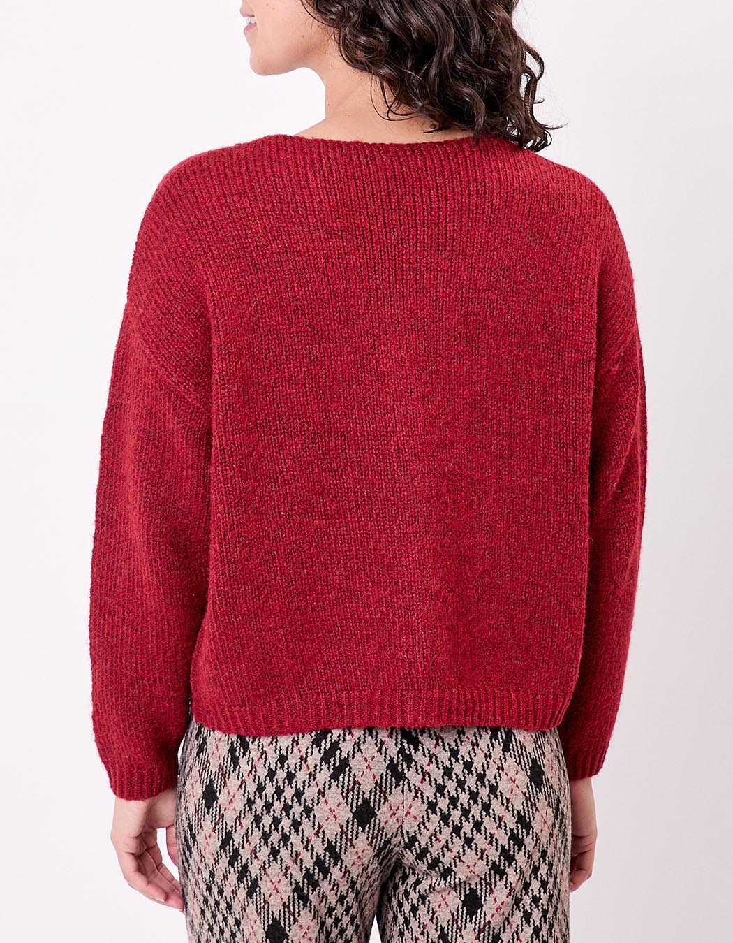 Plain cropped women’s cardigan femme La Fiancée