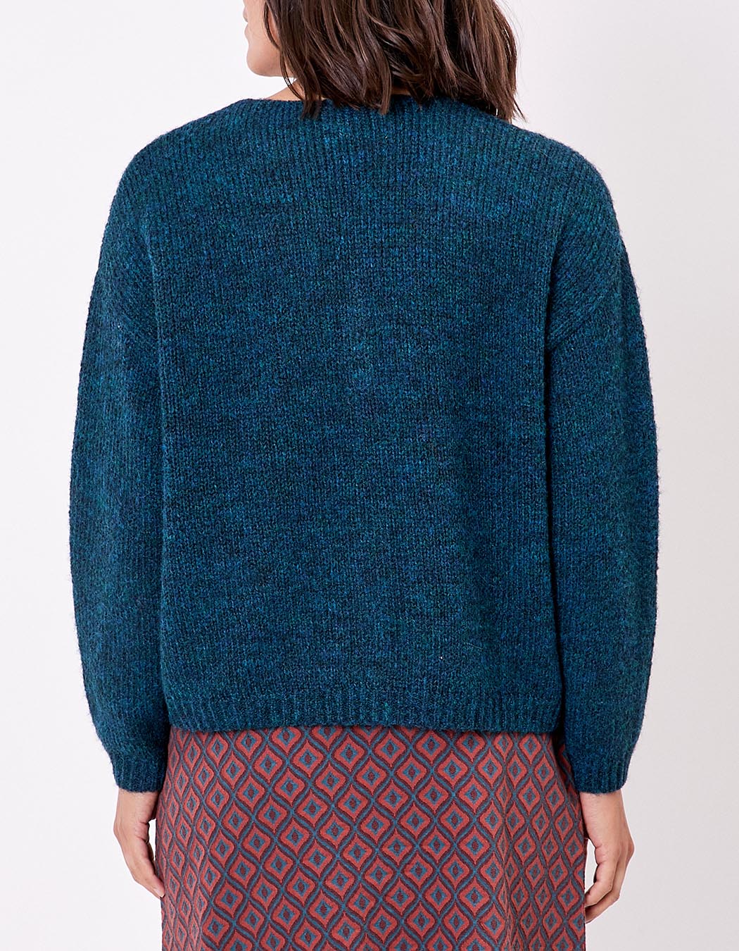 Plain cropped women’s cardigan femme La Fiancée