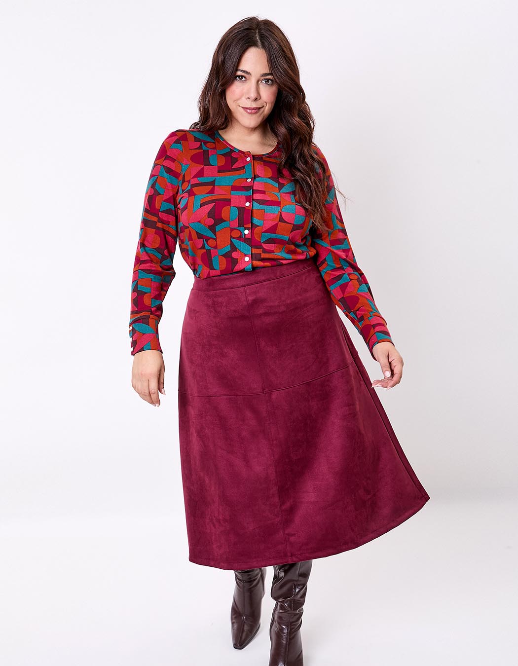 Fine knit buttoned cardigan femme La Fianc&eacute;e