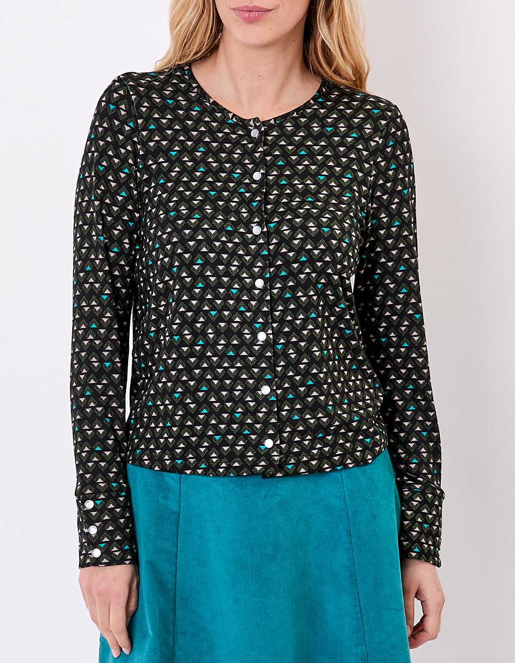 Fine knit buttoned cardigan femme La Fianc&eacute;e