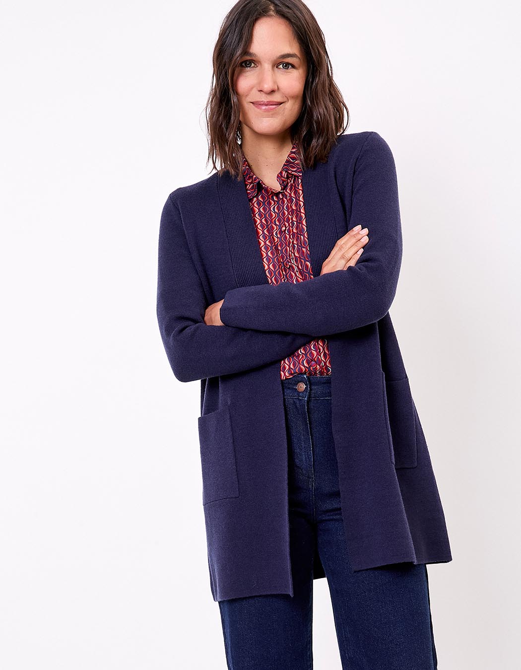 Long knit cardigan femme La Fiancée