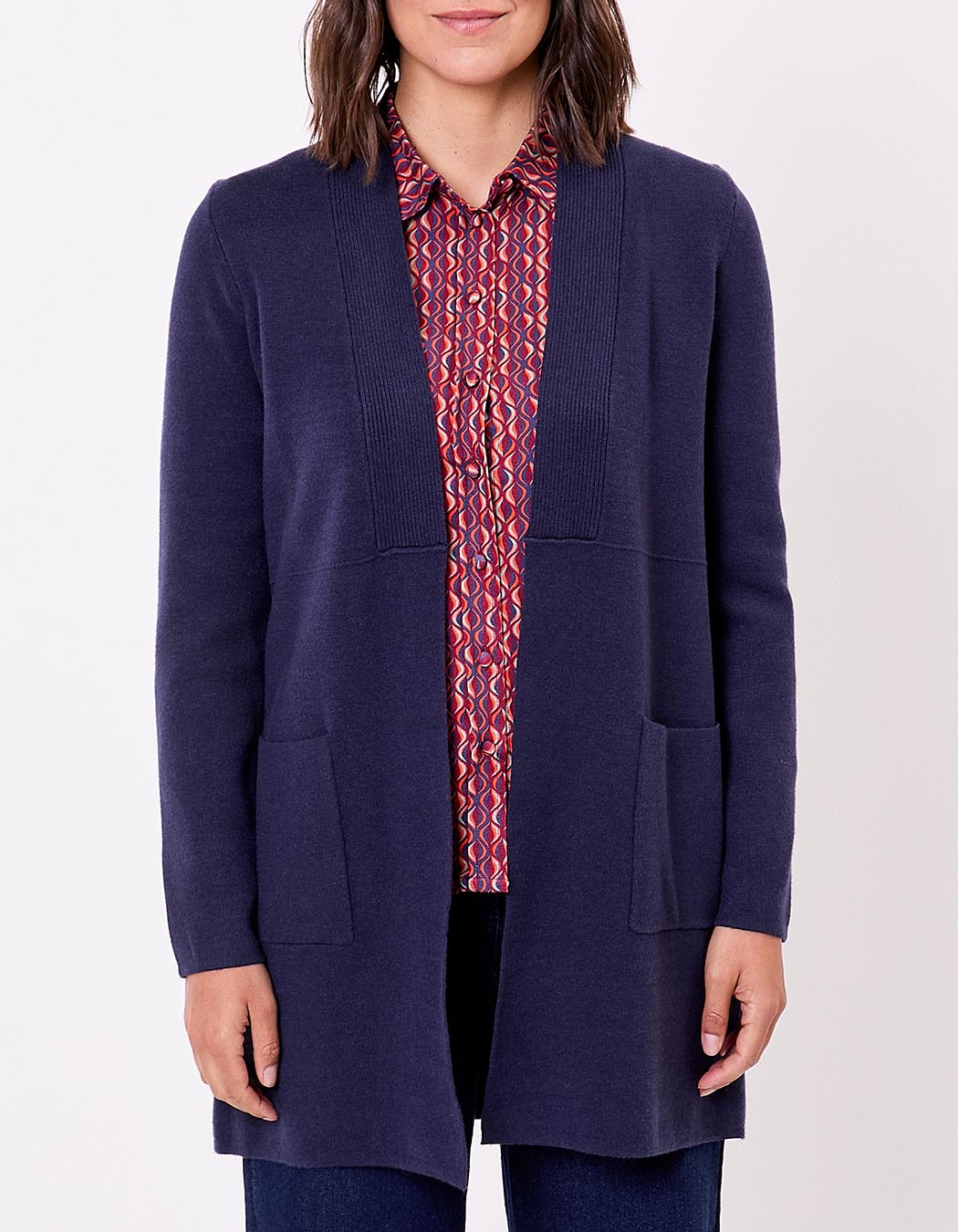 Long knit cardigan femme La Fiancée