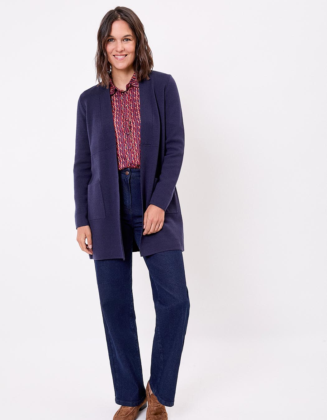 Long knit cardigan femme La Fiancée