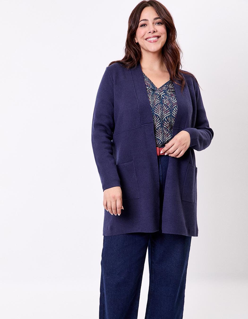Long knit cardigan femme La Fiancée