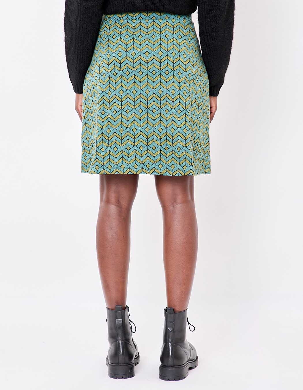 Soft knit A-line skirt femme La Fiancée