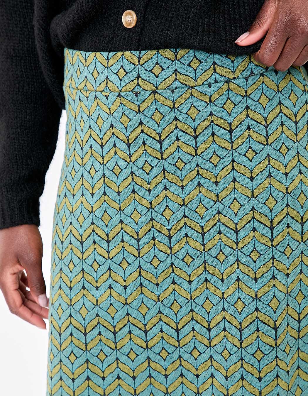 Soft knit A-line skirt femme La Fiancée
