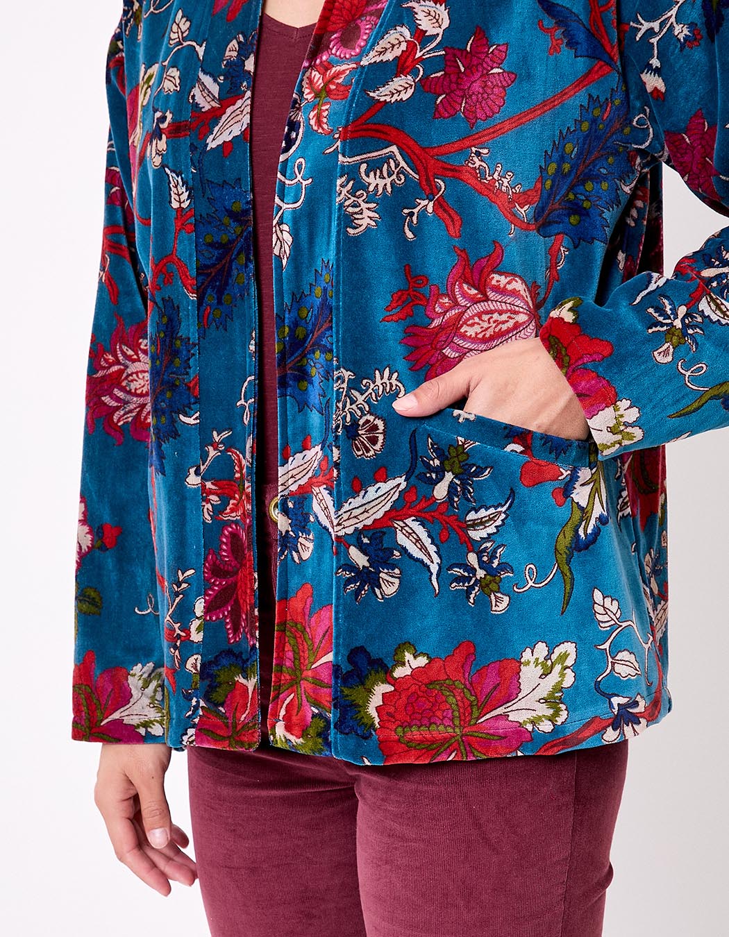 Lined kimono-style jacket femme La Fiancée