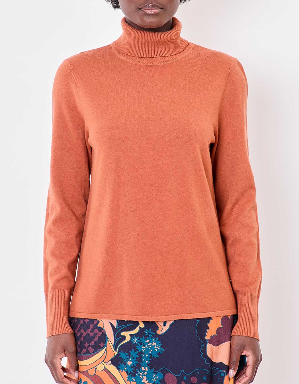 Turtleneck knit sweater femme La Fiancée