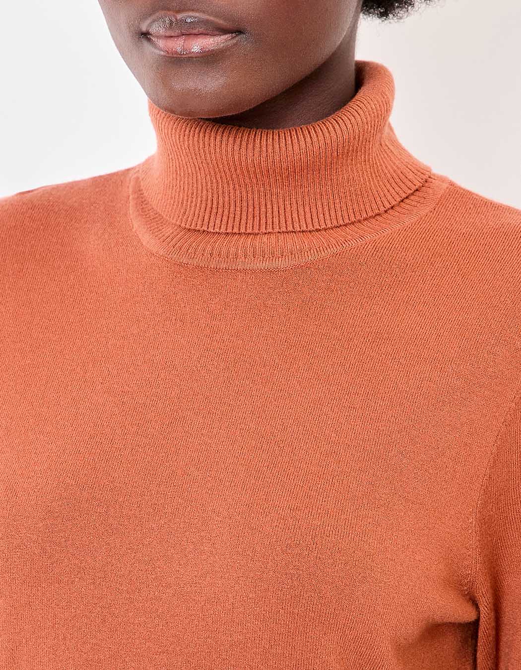 Turtleneck knit sweater femme La Fiancée