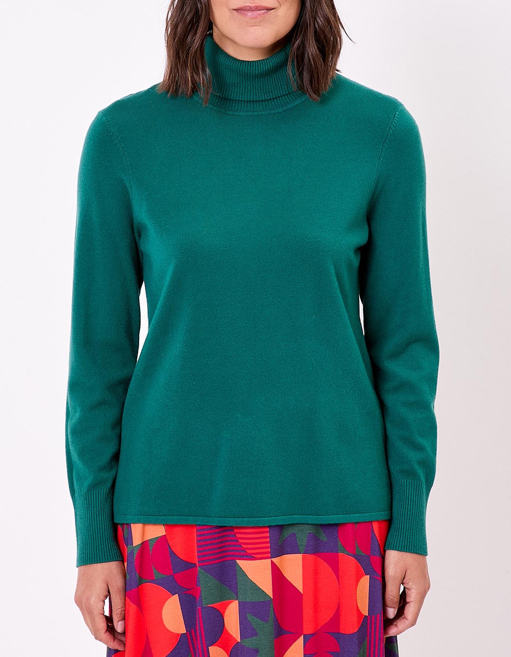Turtleneck knit sweater femme La Fiancée