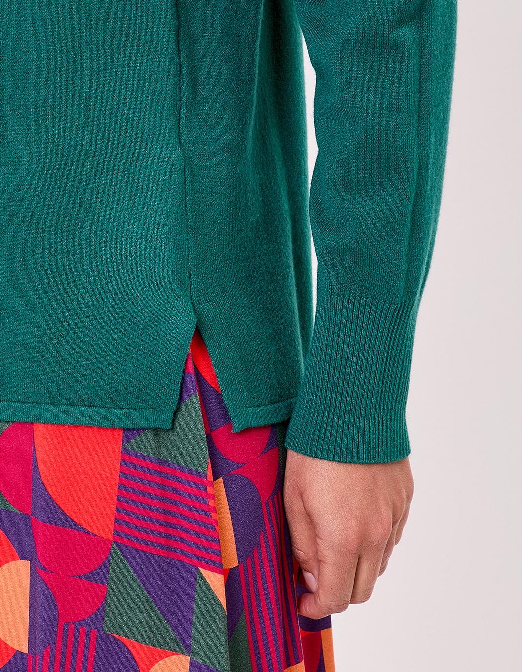 Turtleneck knit sweater femme La Fiancée