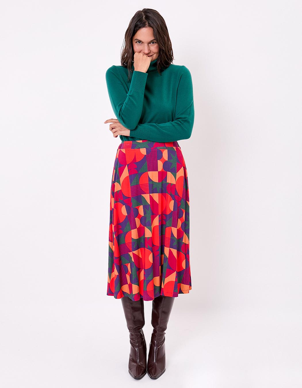 Turtleneck knit sweater femme La Fiancée