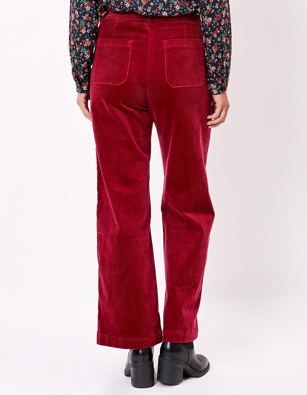 Wide-leg corduroy trousers femme La Fiancée