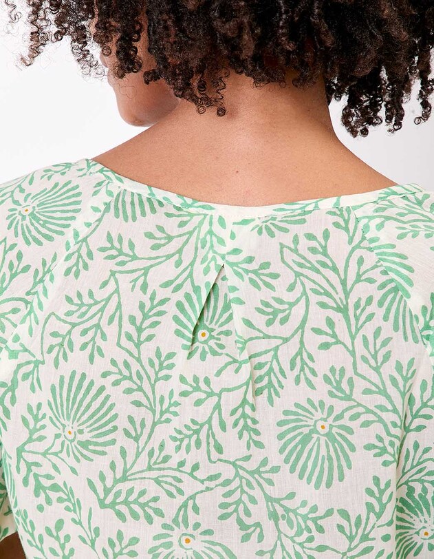 Short-sleeve organic cotton tunic femme La Fianc&eacute;e