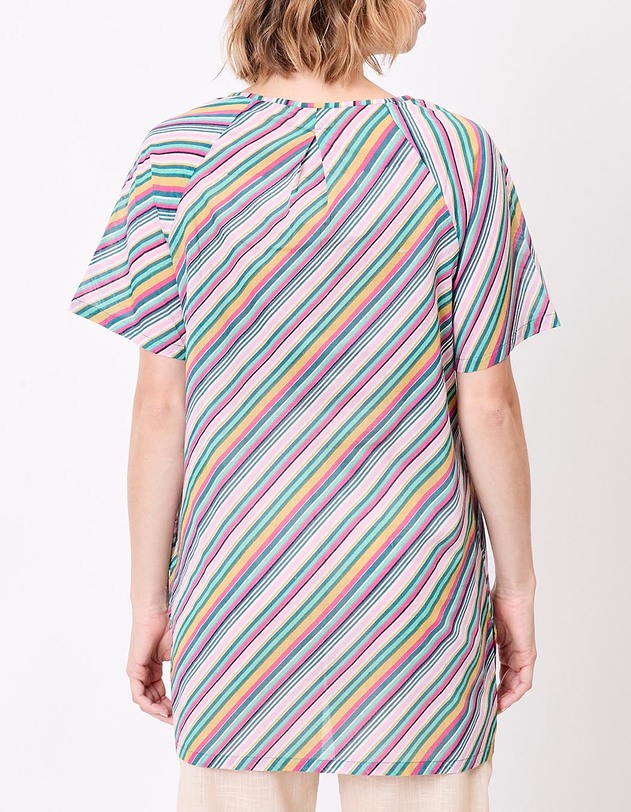 Short-sleeve organic cotton tunic femme La Fianc&eacute;e