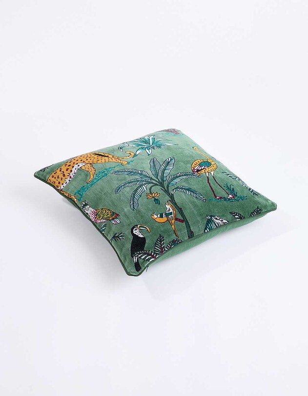 Velvet cushion cover 40 x 40 cm femme La Fianc&eacute;e
