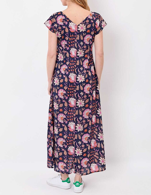 Long organic cotton voile dress femme La Fianc&eacute;e