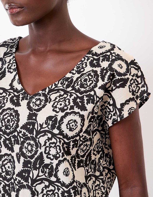 Organic cotton voile top femme La Fianc&eacute;e